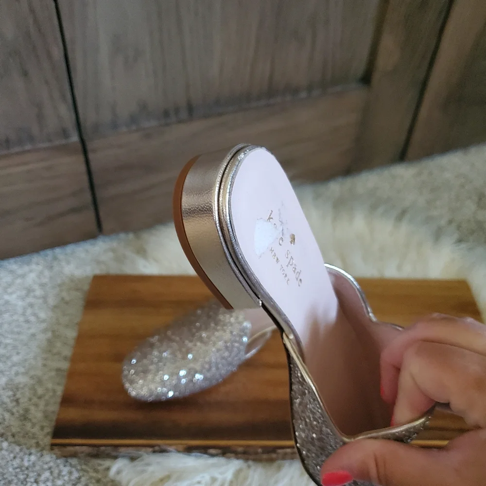 NWOB Kate Spade Sparkly Mules - Picture 4 of 4